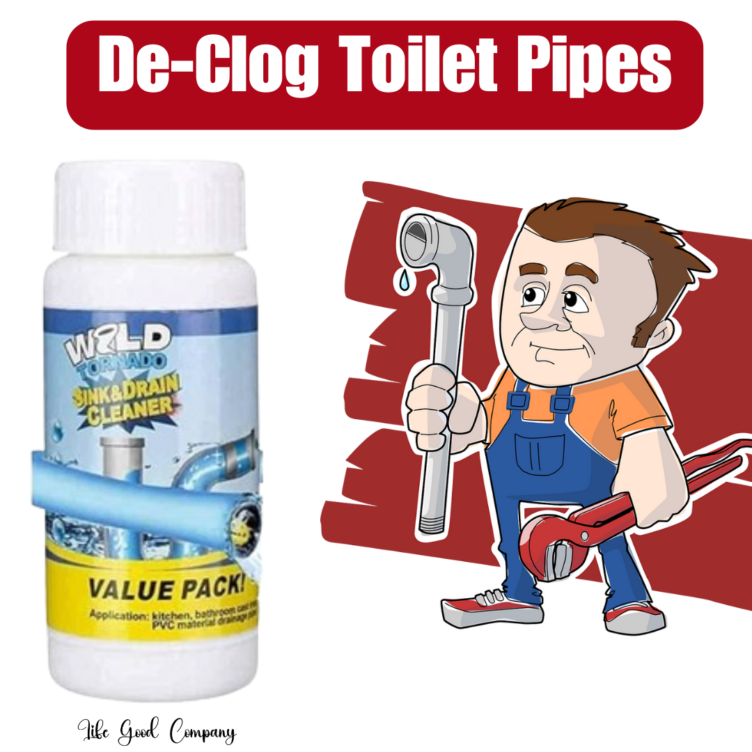 Life Good - Powerful Drain Blockage Cleaner Agent For Sink And Pipe