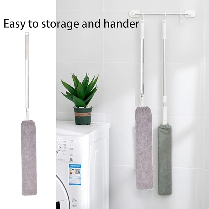 Life Good - Retractable Gap Dust Cleaner - Microfiber Hand Duster, Removable and Washable Telescopic Dust Collector