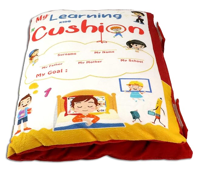 Life Good - Baby Shark Learning & Sleeping Cushion Pillow Book For Kids UpTo 1 Year