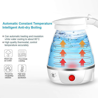 Life Good - Silicone Foldable Electric Kettle(600 ml)