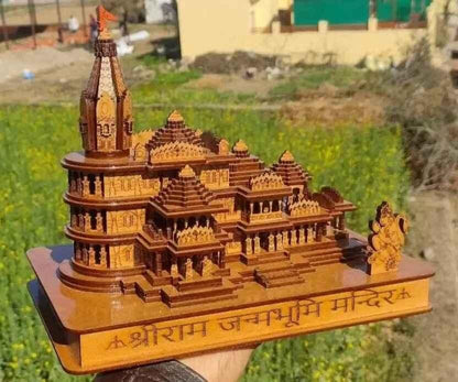 Ayodhya Shri Ram Mandir 3D Wooden Temple