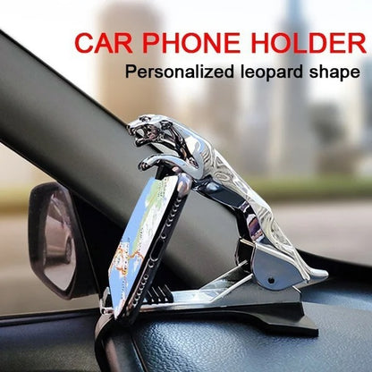 Life Good - Sturdy Premium Quality Jaguar Car Mobile Phone Mount Stand 360 Degree Rotation ( Assorted Color)